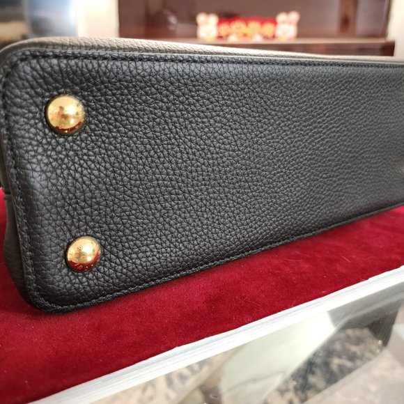 Louis Vouitton - Taurillon Black - Capucines MM - Picture 3 of 8